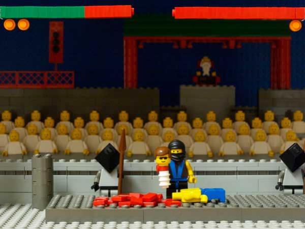 LEGO сцены Mortal Kombat