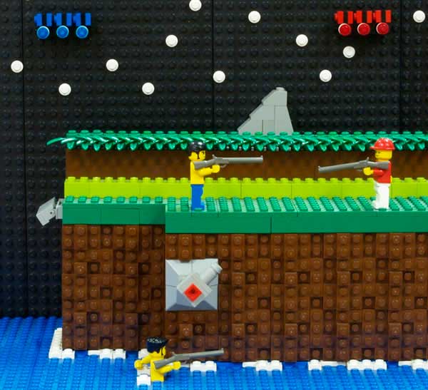 LEGO сцены Contra
