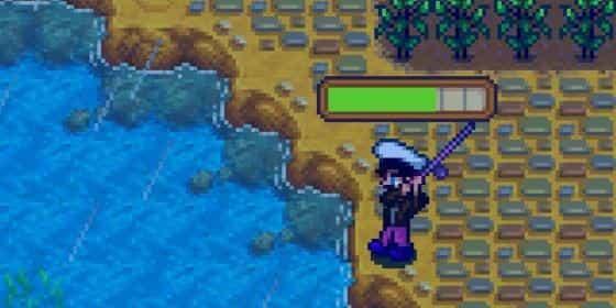рыбалка в Stardew Valley