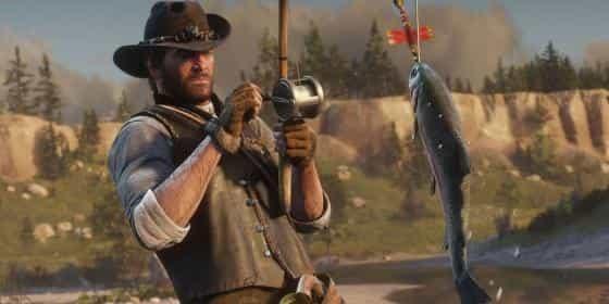 рыбалка в Red Dead Redemption 2