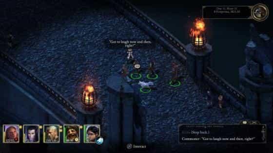 Скриншот разговора с простолюдином из Pillars Of Eternity
