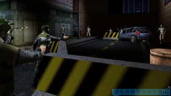 Скриншот блокады в Deus Ex