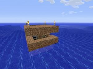 Остров в Minecraft
