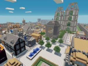 город в Minecraft