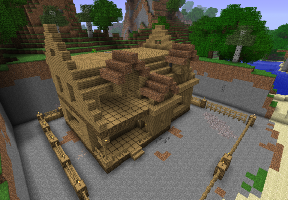 постройка в Minecraft