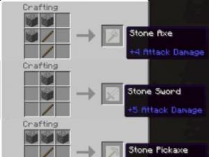Minecraft crafting