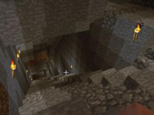 добыча полезных ископаемых в Minekraft