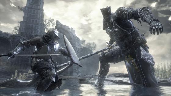Dark Souls 3 атаки с щитом